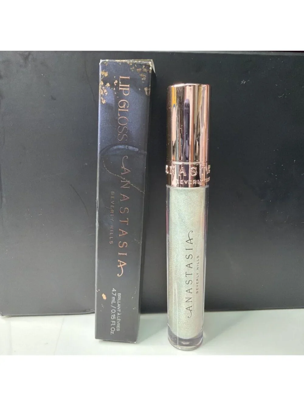ANASTASIA Crystal Lip Gloss in Galaxy High Shine NEW in Box 0.15 FL OZ